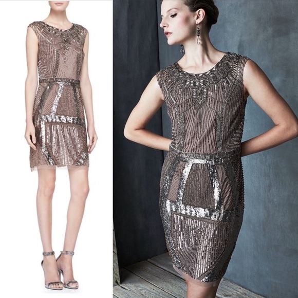 Aidan Mattox cocktail beaded dress - Picture 7 of 7